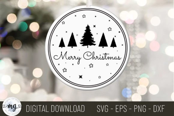 Christmas Round Sign SVG Design: Real-Use Test