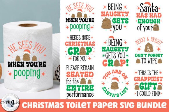 Christmas Toilet Paper SVG Bundle Review
