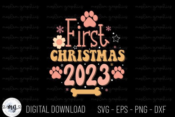 First Christmas 2023 – Christmas Dog SVG Review