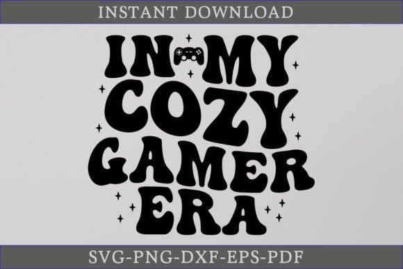 In My Cozy Gamer Era Retro SVG Shirt