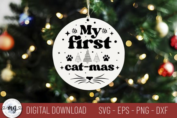 My First Cat-mas Christmas SVG: An Embroidery Review
