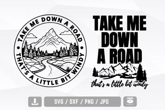Take Me Down a Road Svg, Driver Western